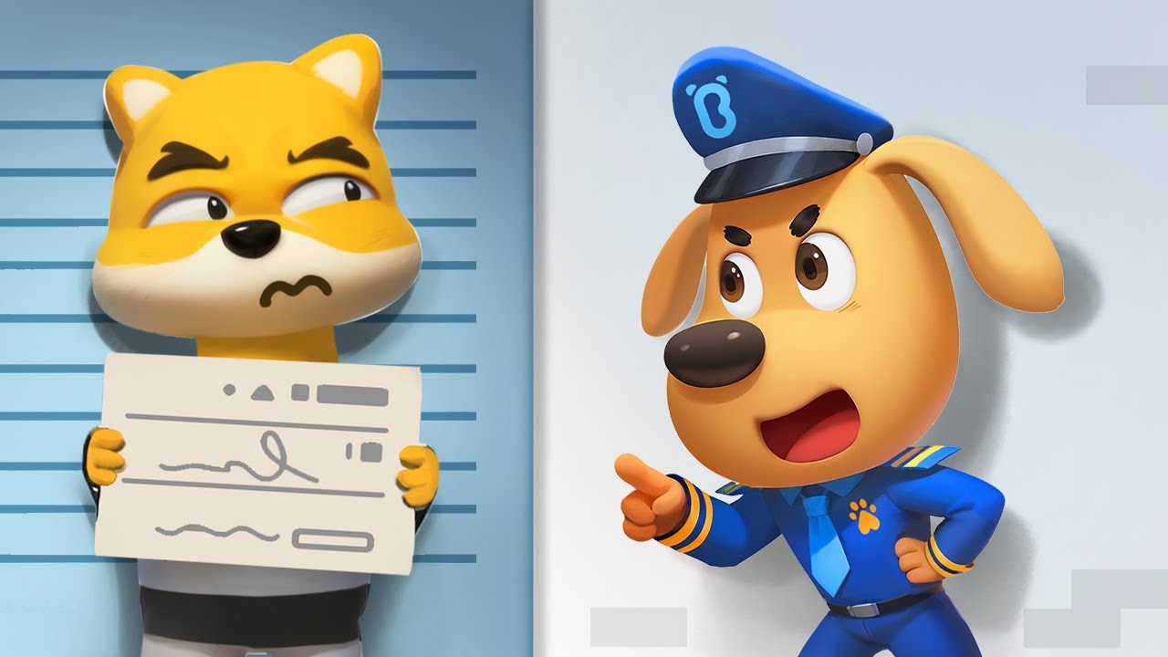 Polisi Hebat Tangkap Pencuri! 🚓| Animasi Polisi | Kartun Lucu | Kartun Anak | Kepala Polisi Labrador