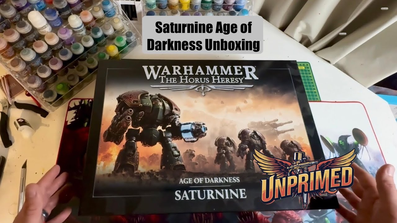 Saturnine, Horus Heresy Age of Darkness unboxing. A look at what you get in the box. #horusheresy 