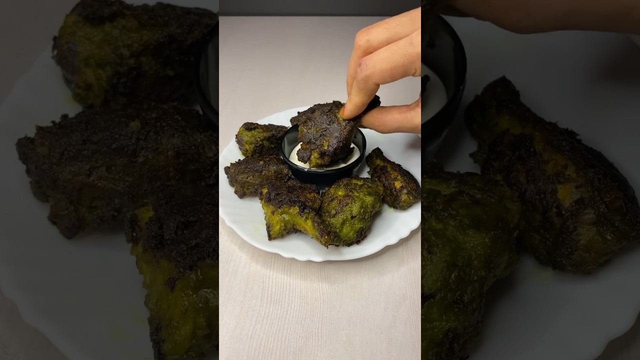 Green Chicken Fry #shorts