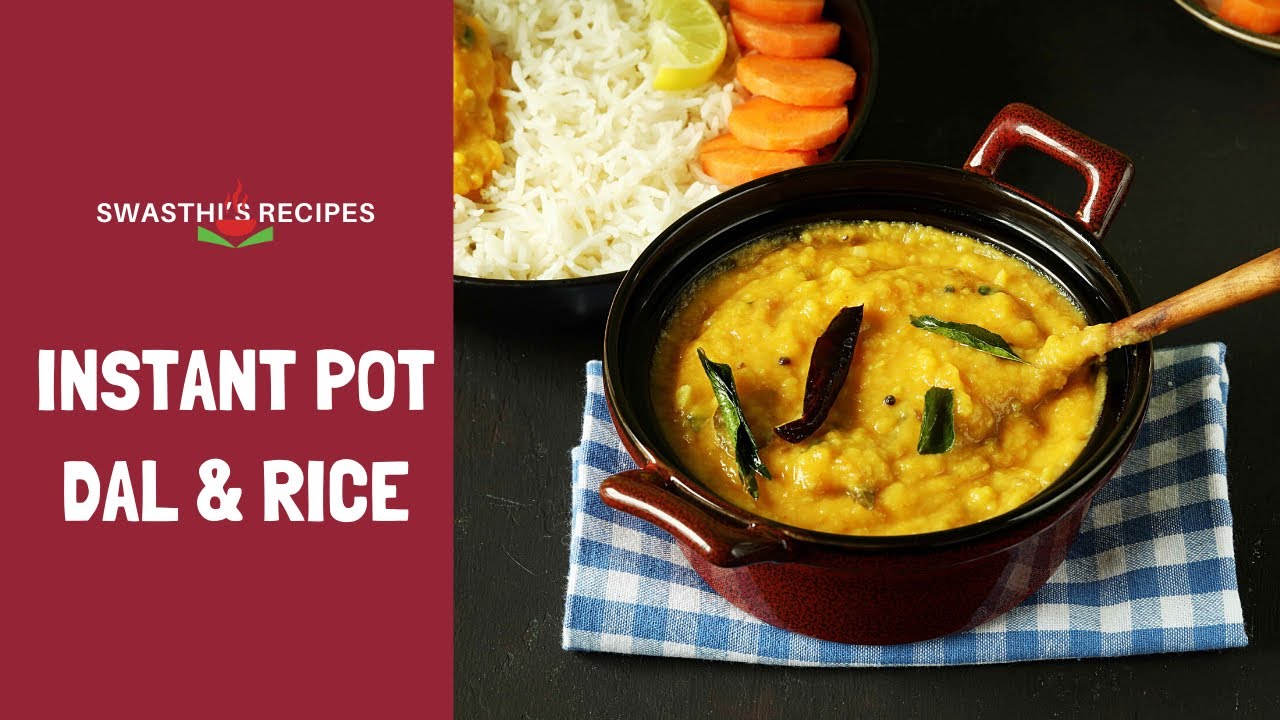 Instant Pot Dal | How to make instant pot dal & rice together