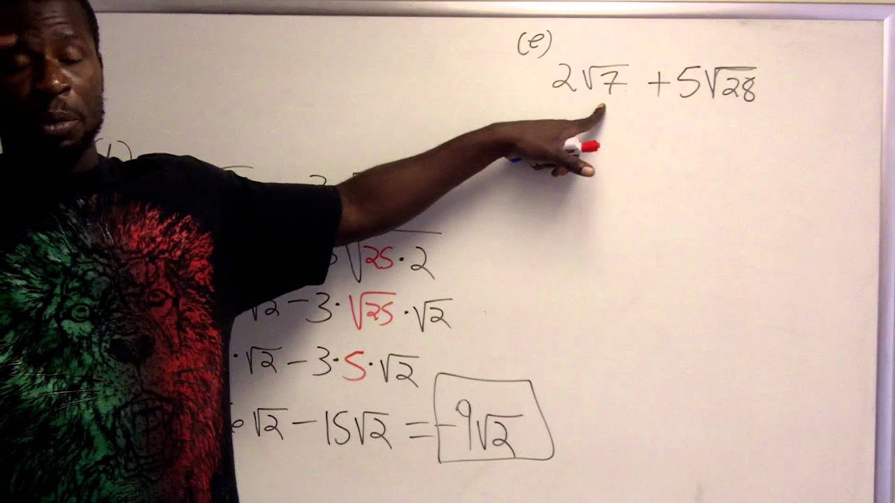 Operations with Irrational Numbers