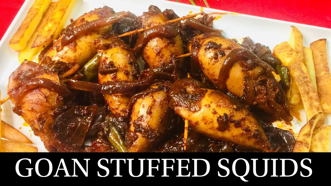GOAN STUFFED SQUIDS RECIPE | STUFFED SQUIDS RECIPE- BY NATASHA