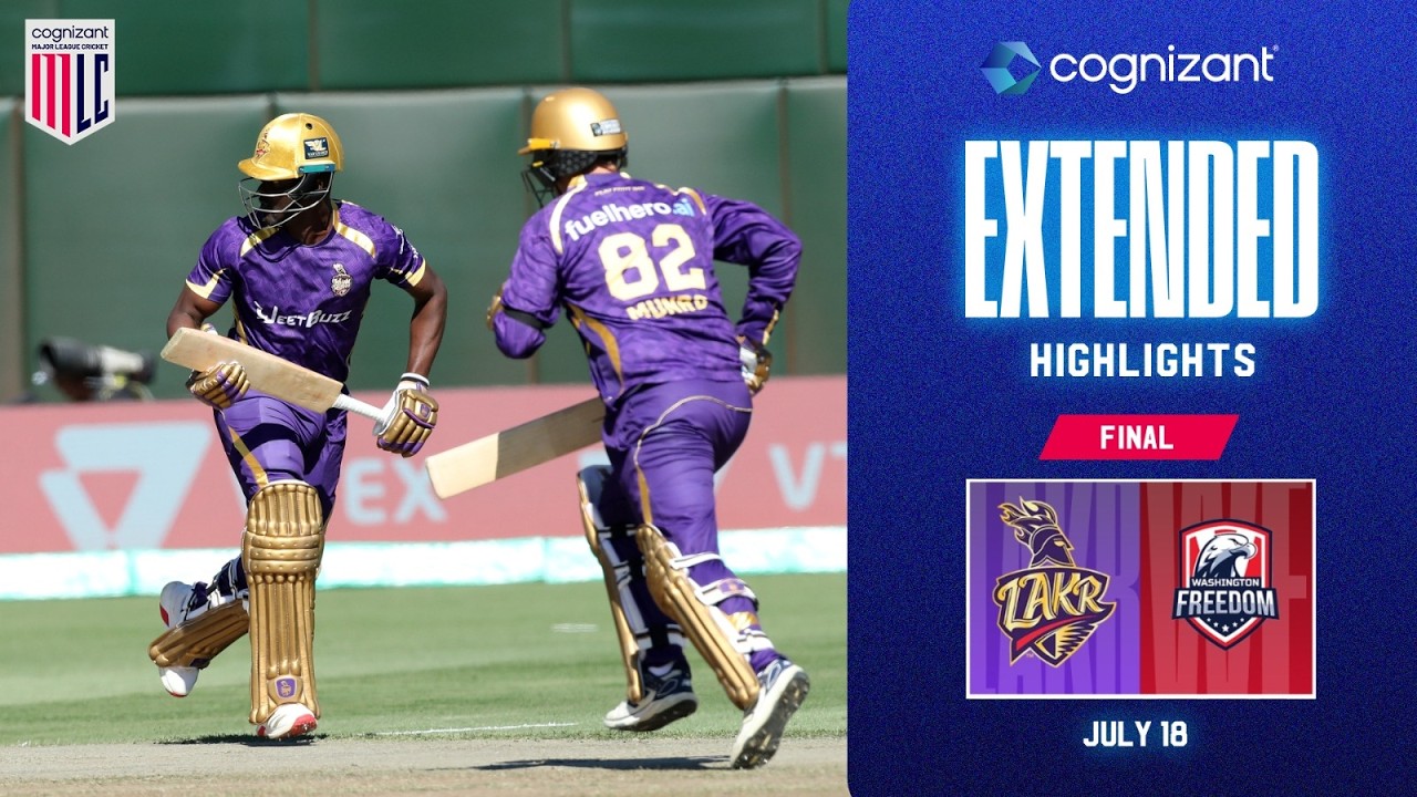 Cognizant Extended Highlights | FINAL | LA Knight Riders vs Washington Freedom