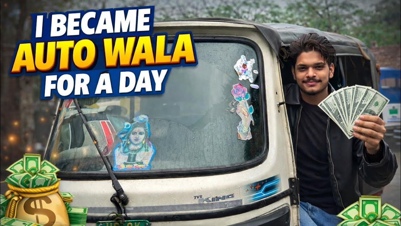I BECAME AUTO WALA FOR A DAY 😱