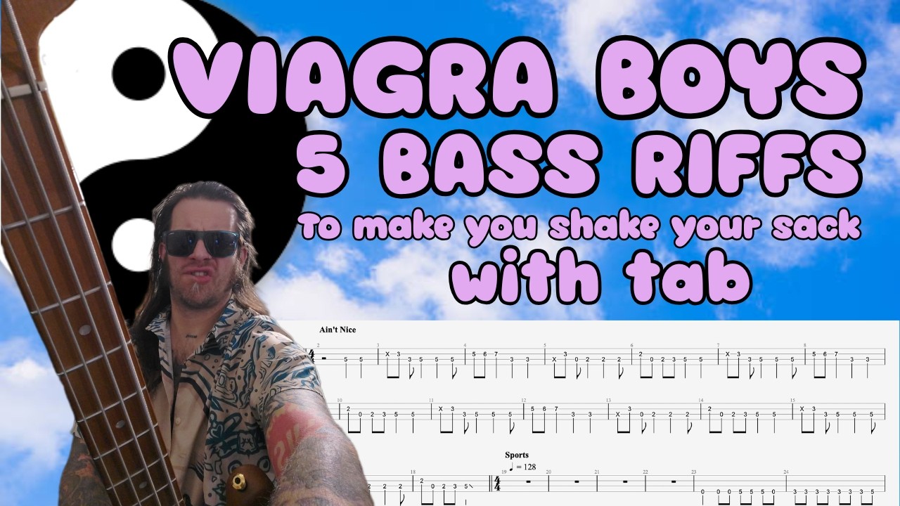 5 BASS RIFFS - VIAGRA BOYS - BASS MEDLEY