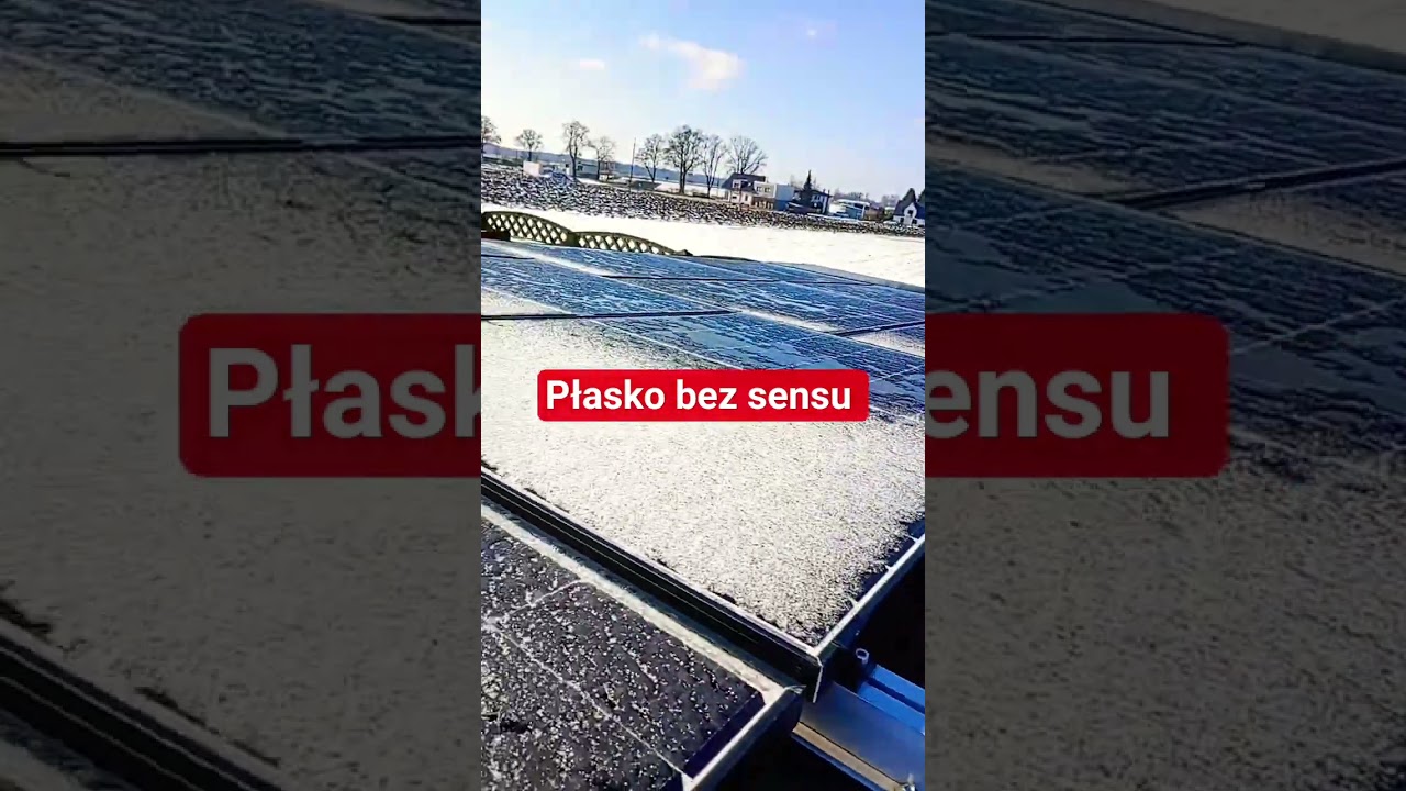 Panele na płasko ? bez sensu !!