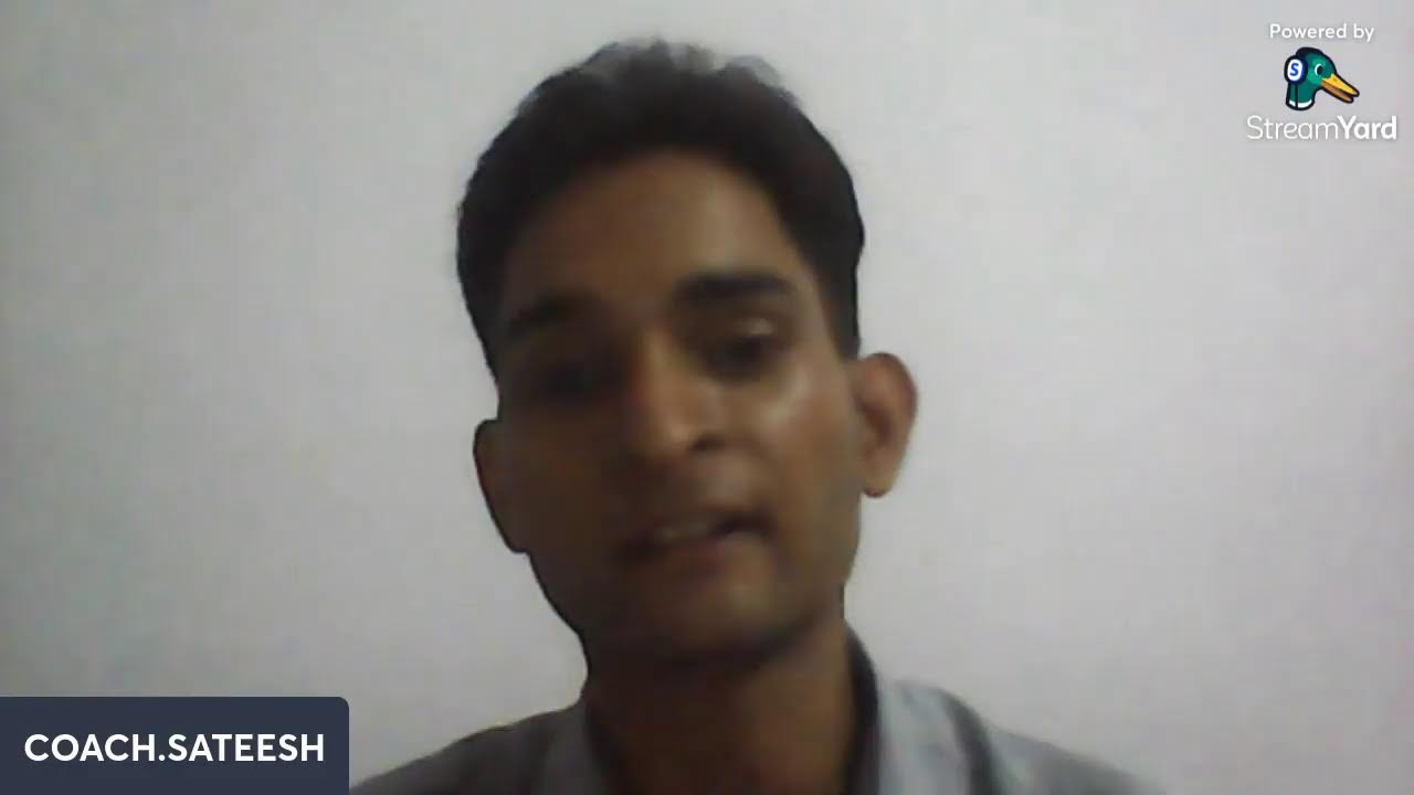 75th live Sesson From Average to Outstanding: How to 10X Your Performance |by Sateesh dohaiya