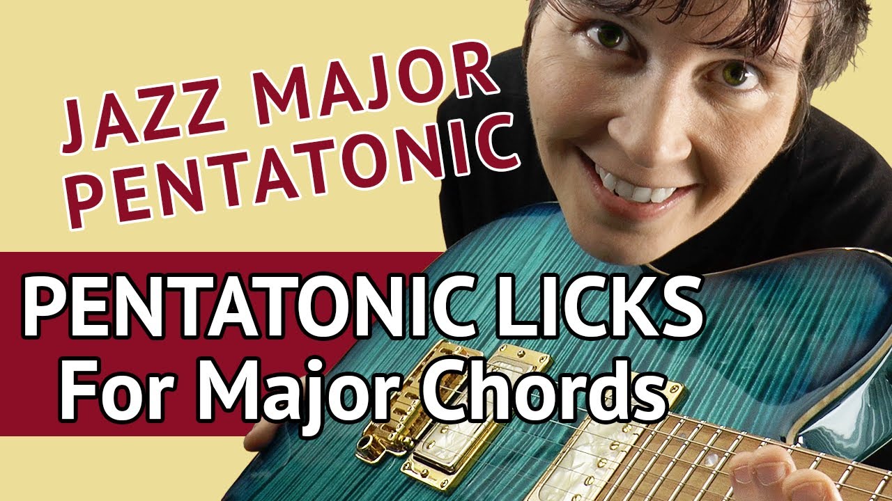 Jazz Pentatonic Licks Over Major Chords | Sound like Modern Jazz instantly!