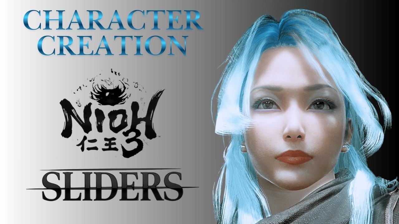 仁王３ 美女 キャラメイクレシピ紹介Nioh3 Beautiful Female Character Creation Sliders