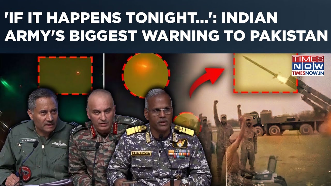 Indian Army Warns Pakistan, Vows This: Watch Op Sindoor Details Reveals | Tri-Services DGMO Briefing