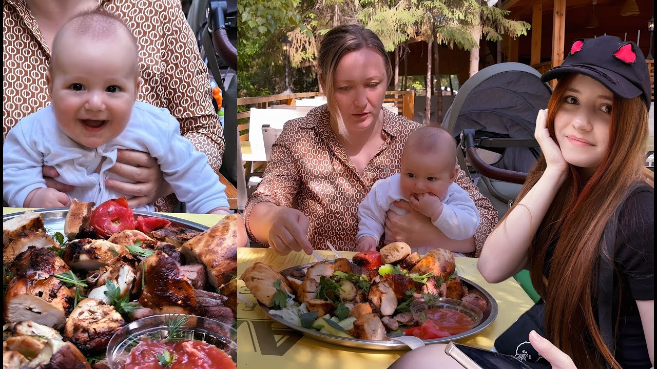 ВЛОГ УФА два ПАРКА ШАШЛЫЧНАЯ \ ПЕРВАЯ ПРОГУЛКА С МАЛЫШОМ \ ЛУЧШАЯ ШАШЛЫЧНАЯ УФЫ