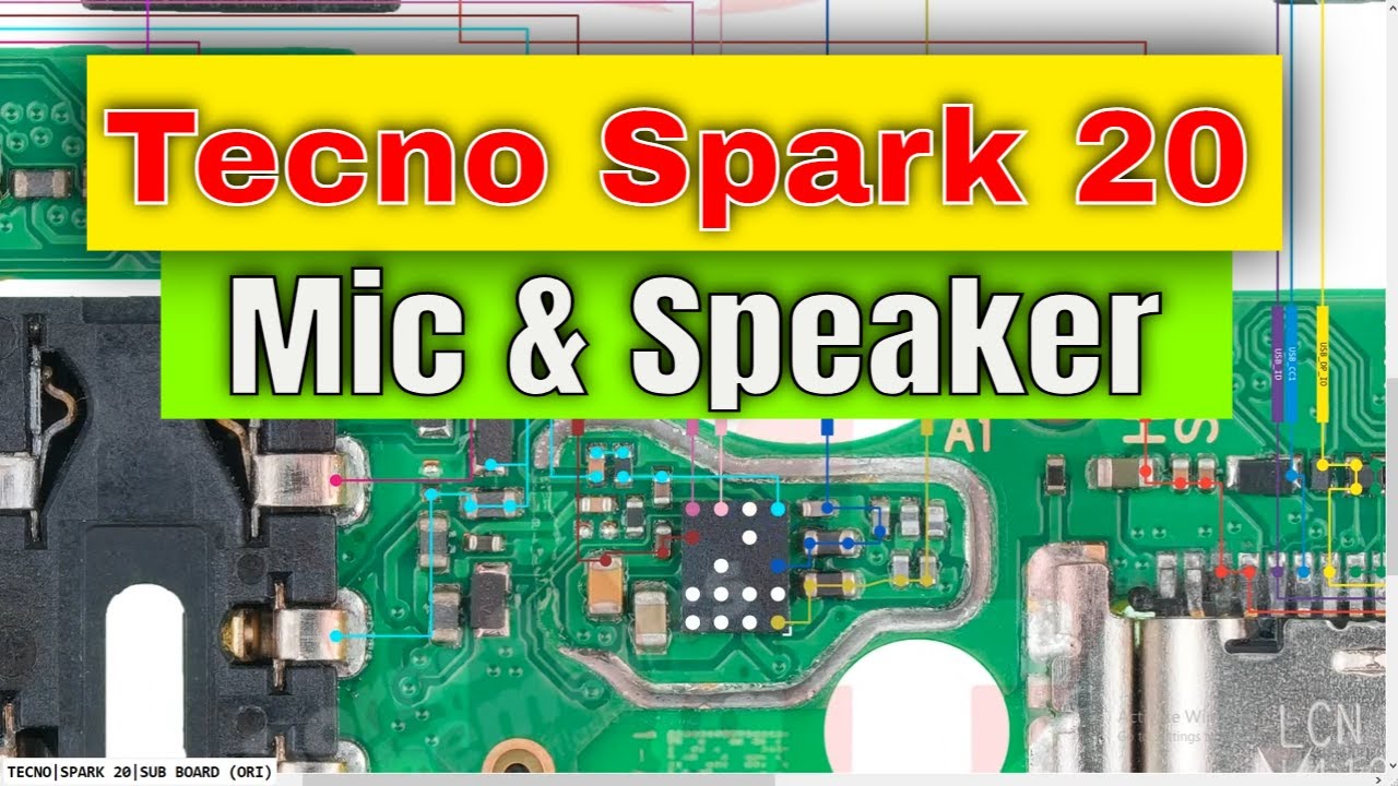 Tecno Spark 20 Mic & Speaker Problem Solution | Mic Speaker Jumper Ways