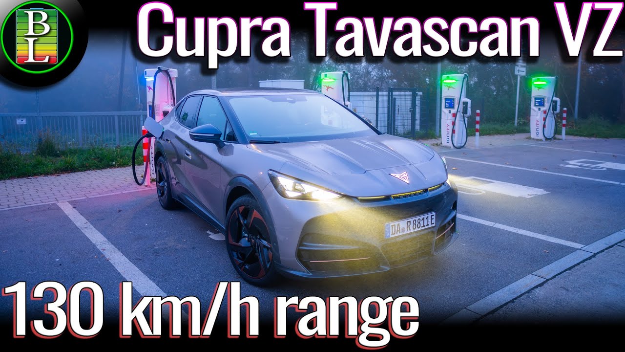 Cupra Tavascan VZ AWD - 130 km/h (81 mph) range test