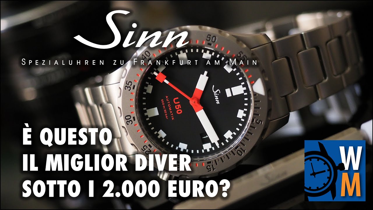 Sinn U50, la recensione del diver tedesco con caratteristiche tecniche super!
