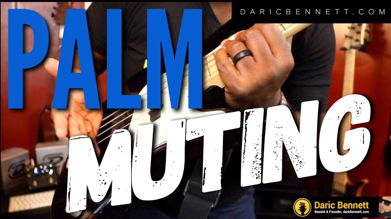 HOW TO PROPERLY PALM MUTE | Bass Guitar Lessons