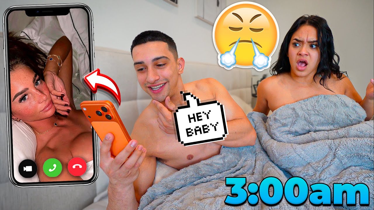 FACETIMING My EX In The Middle Of The Night! *SHE SNAPS*