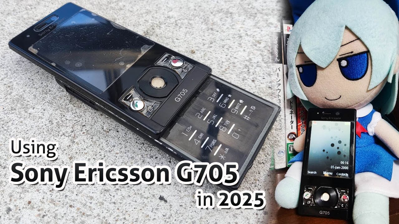 Using Sony Ericsson G705 in 2025 | Camera, Browsing, Media Center, Themes
