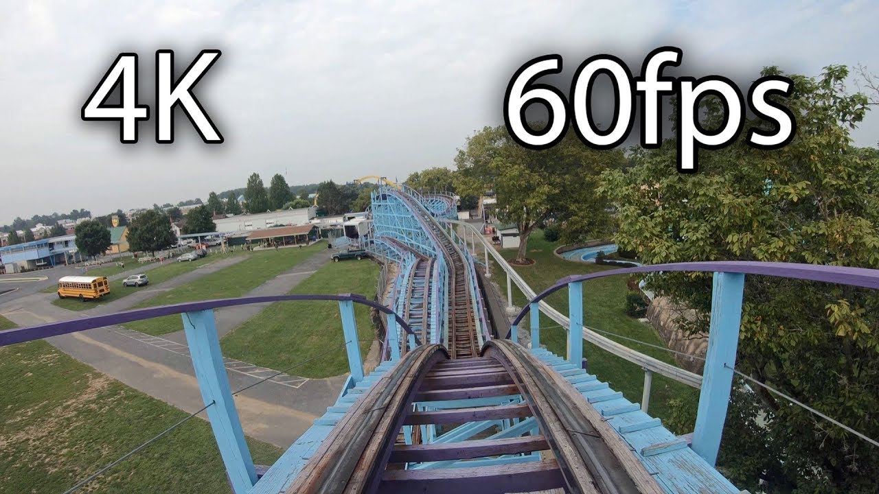 Kingdom Coaster front seat on-ride 4K POV @60fps Dutch Wonderland