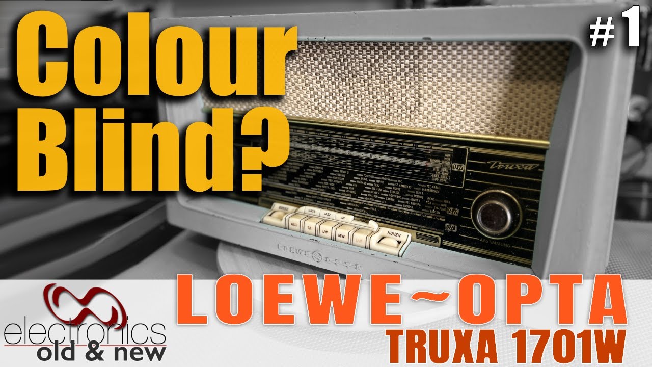 Is This The Ugliest Radio You've Ever Seen? Loewe-opta Truxa 1701w pt. 1