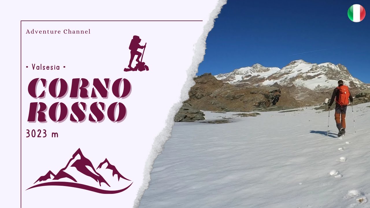 Corno Rosso (3023 m) ► ottobrata con vista sul Rosa! • Valsesia •
