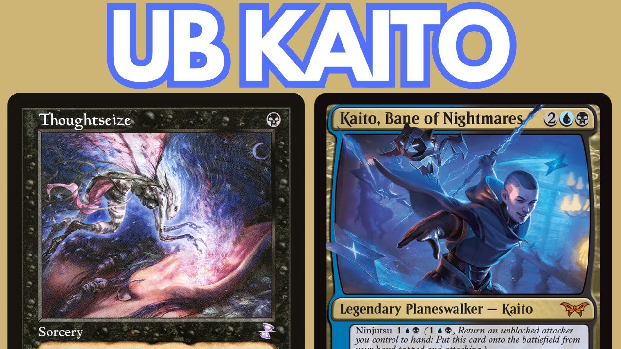 COMBO BREAKER! Legacy UB Kaito Control feat. 4x Thoughtseize and Nethergoyf. MTG MTGO League