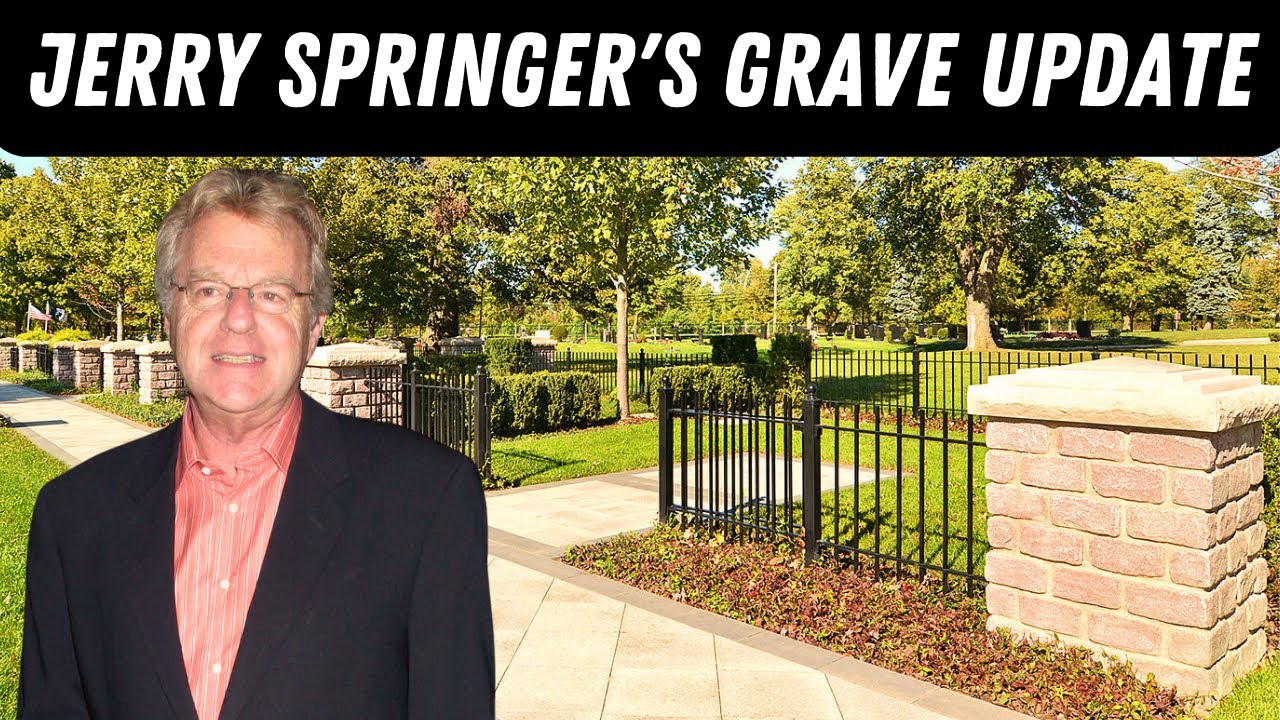 Jerry Springer's New Headstone and Grave at Memorial Park Cemetery