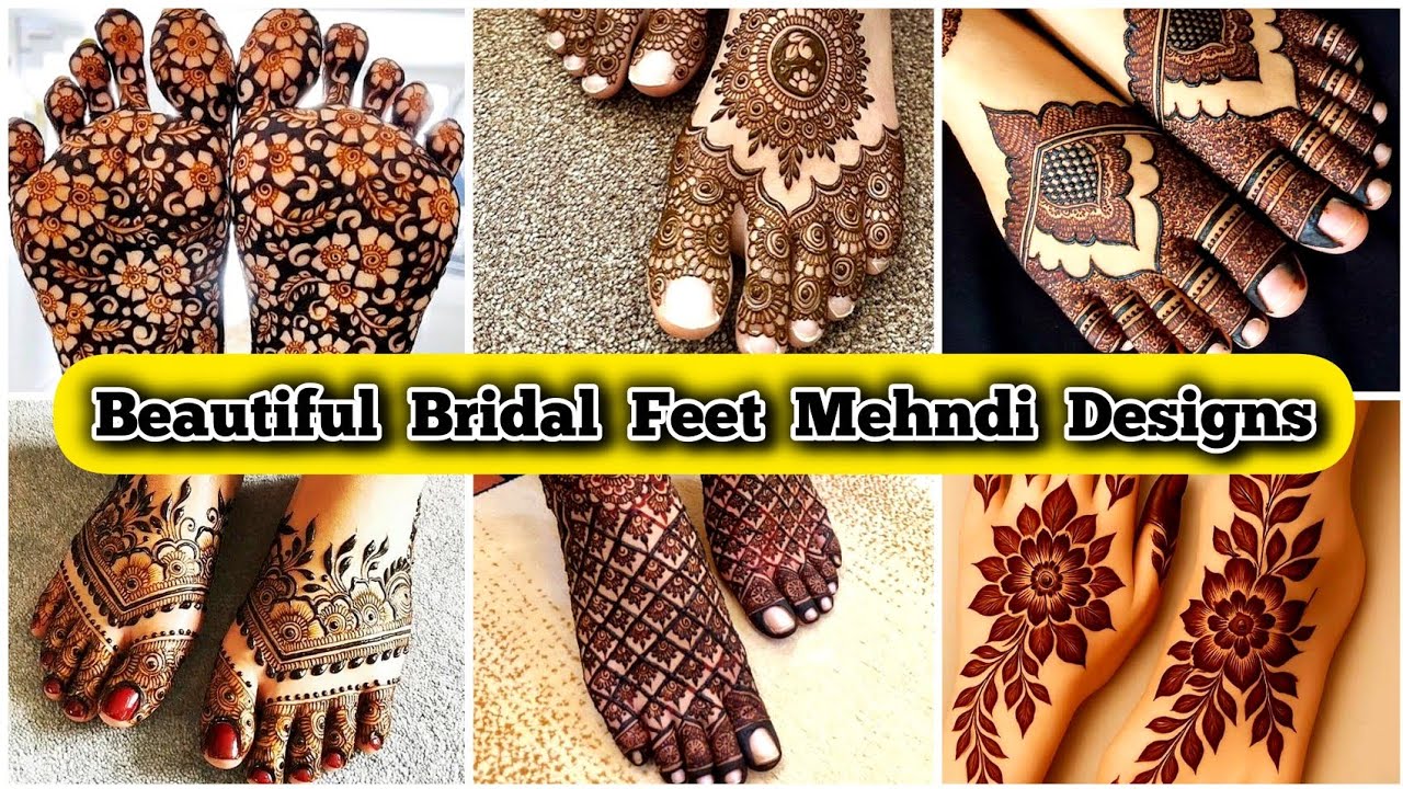 Beautiful Bridal Feet Mehndi Designs | Most Beautiful Feet Mehndi Designs | Bridal Mehndi 😍