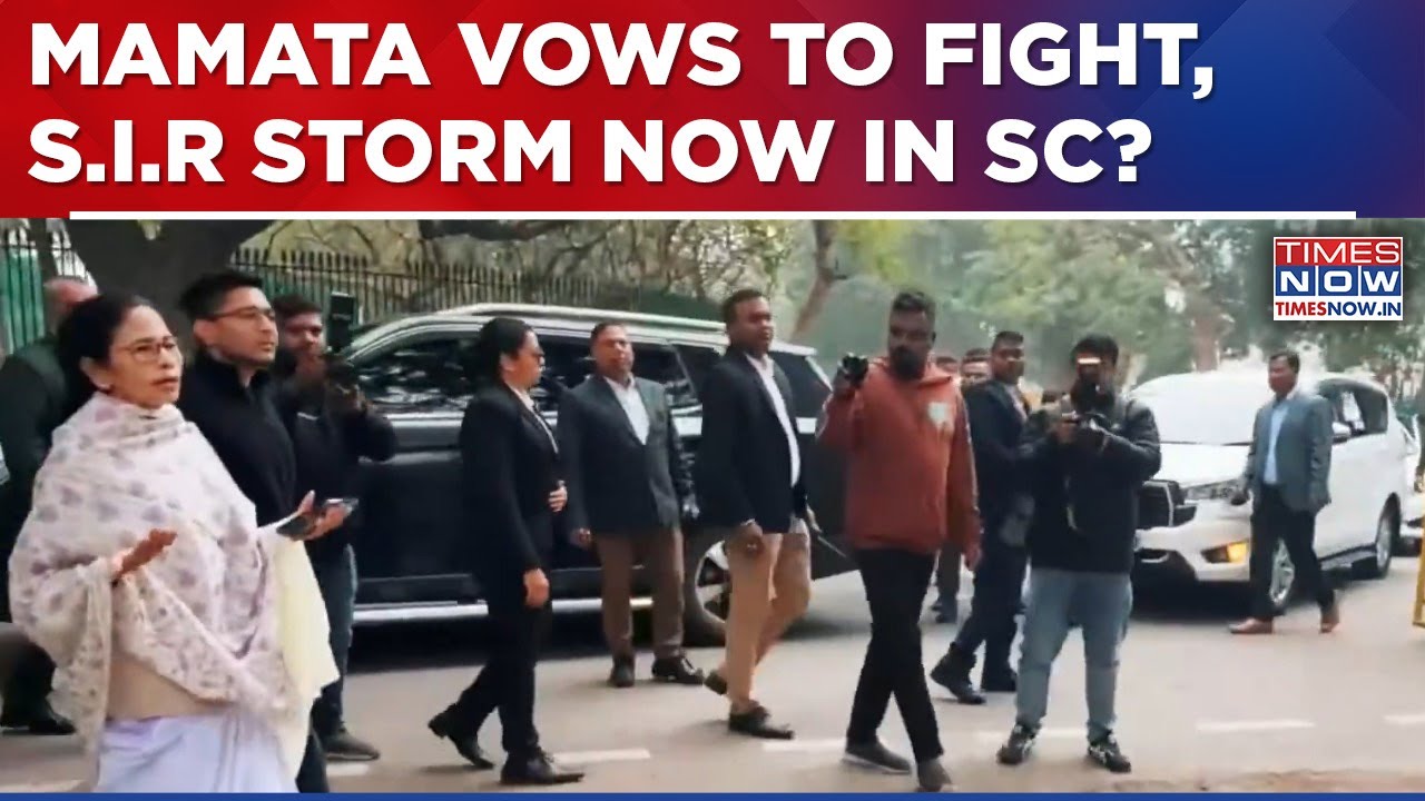 Mamata Banerjee vs EC: Bengal CM In Delhi As SIR Showdown Escalates, Next Stop SC? |