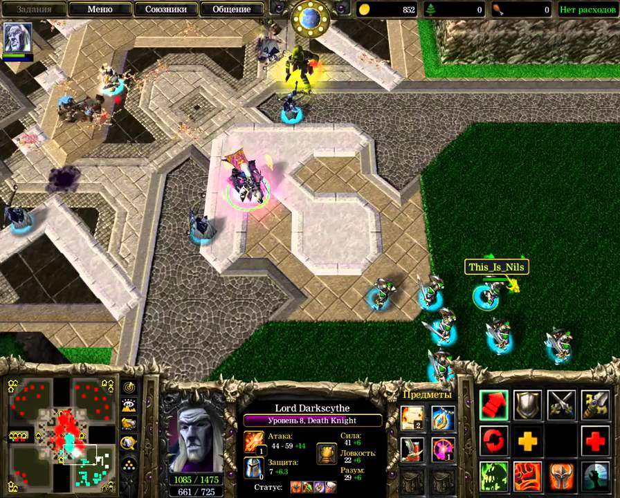 Footman Frenzy в [Warcraft 3]#3 (С Денисом) (RUS) 1080p