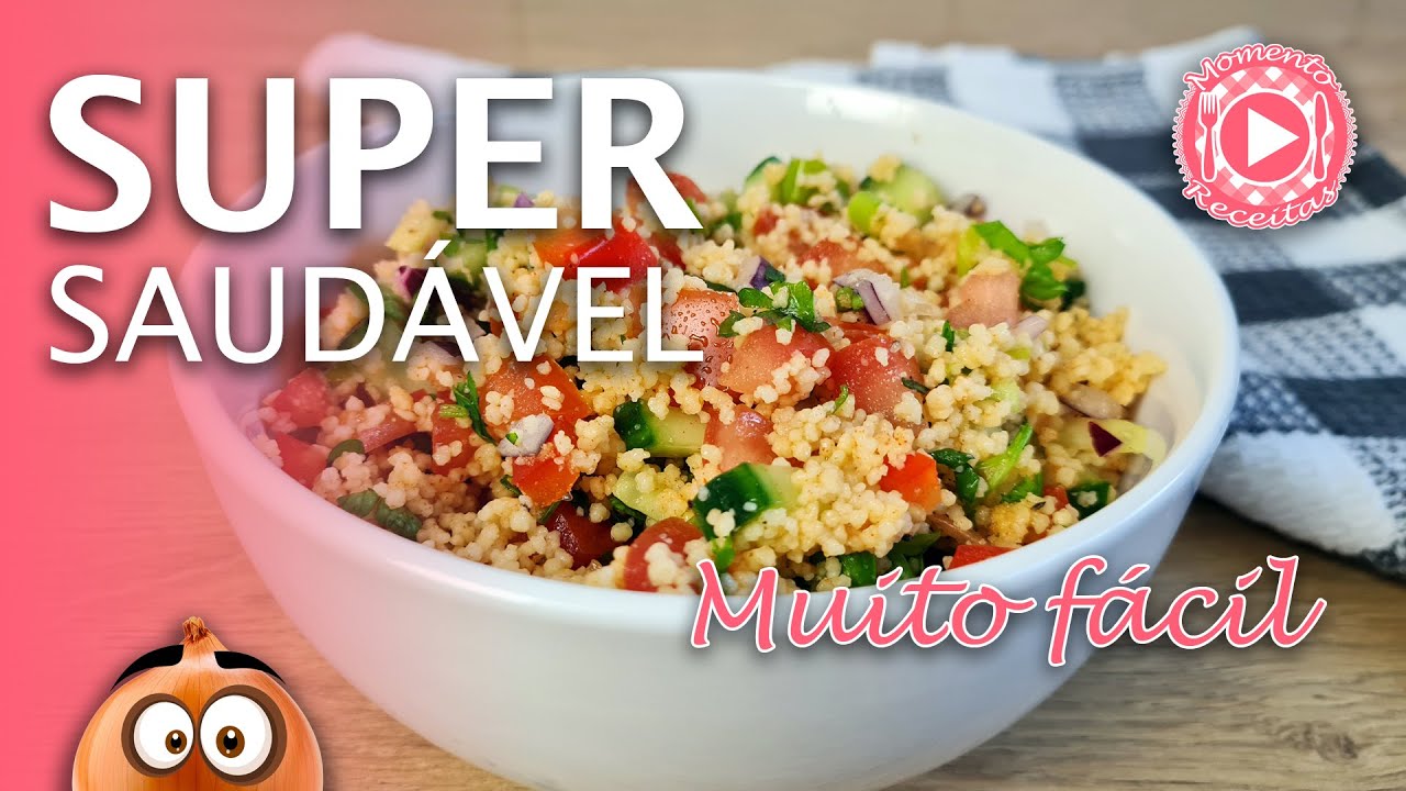Fique Saudável com essa SALADA DE CUSCUZ MARROQUINO - Muito Fácil