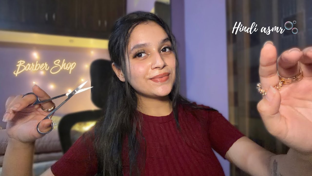 ASMR-ролевая игра: Барбершоп на хинди и стрижка бороды✂️ Персональное внимание