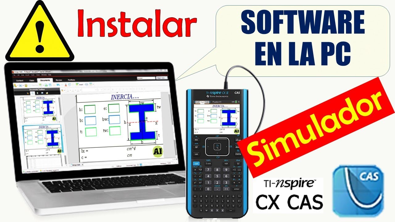 Instalar Calculadora Texas CX CAS I - II 🖩.   ¿Cómo instalar Calculadora en PC💻? ✔️🖩