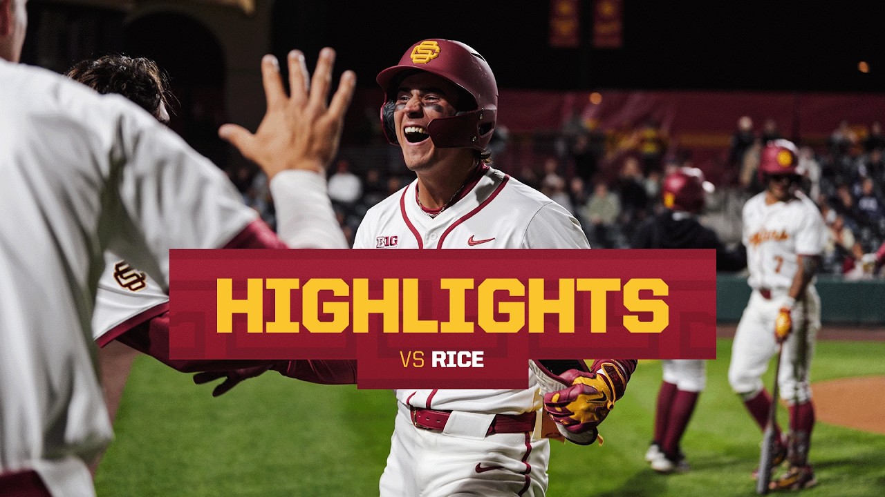 USC Baseball vs Rice Highlights | Trojans win 5-0