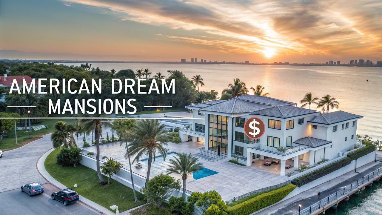 You Won’t Believe This Modern Waterfront Mansion’s INSANE Design!This $XXM Dream Mansion Has A SECRE