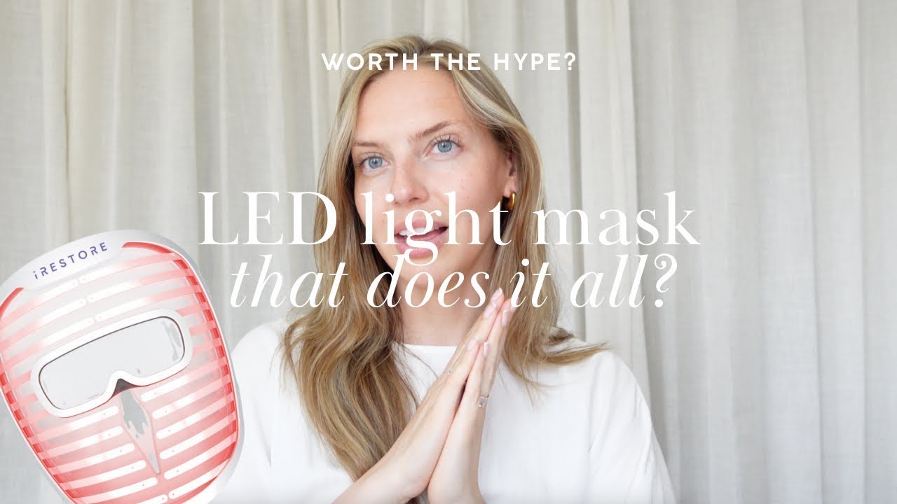 This LED Mask Does Everything at Once?! My Real Thoughts on the iRestore Illumina Face Mask