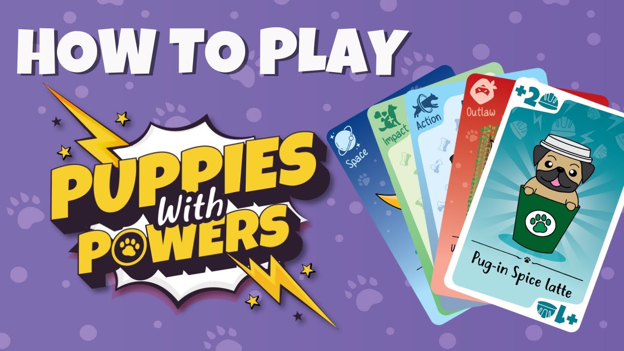 How to play Puppies with Powers - the card game!