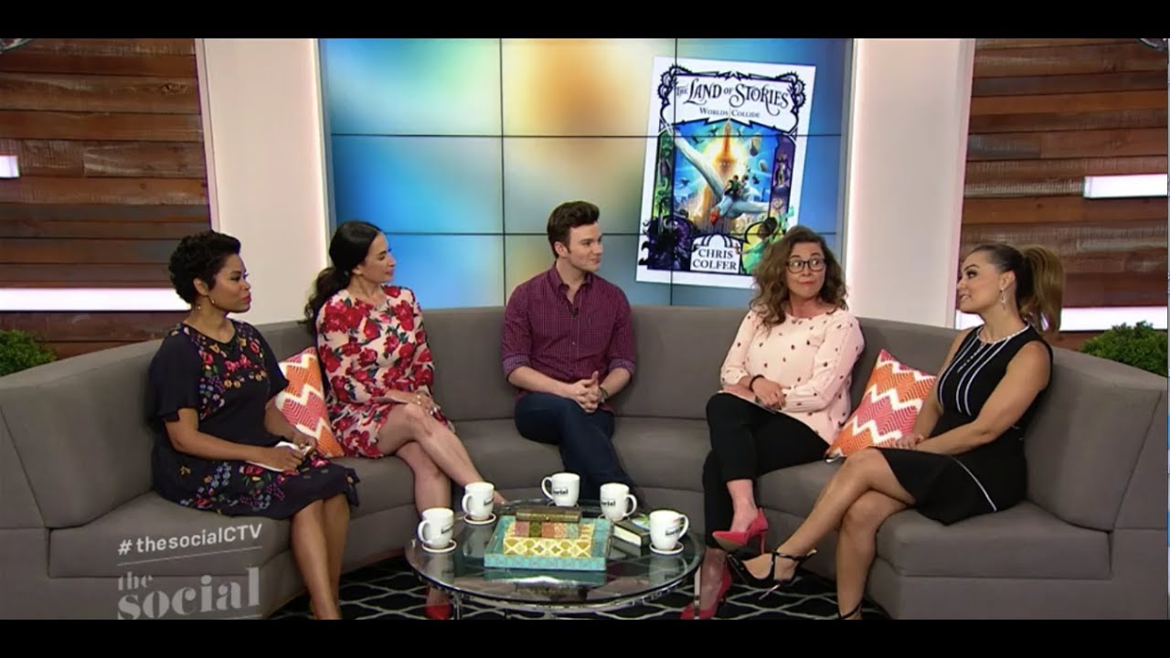 Chris Colfer on The Social - July 7, 2017