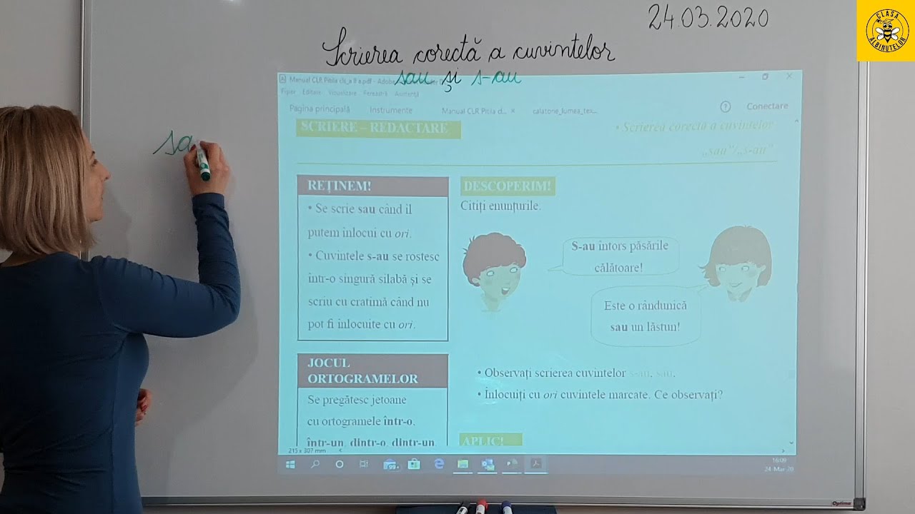 Scrierea corectă a cuvintelor sau/s-au