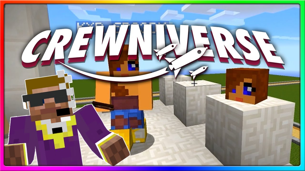 Minecraft - A Special Guest Joins!  (Crewniverse Creative Server Episode 3!)