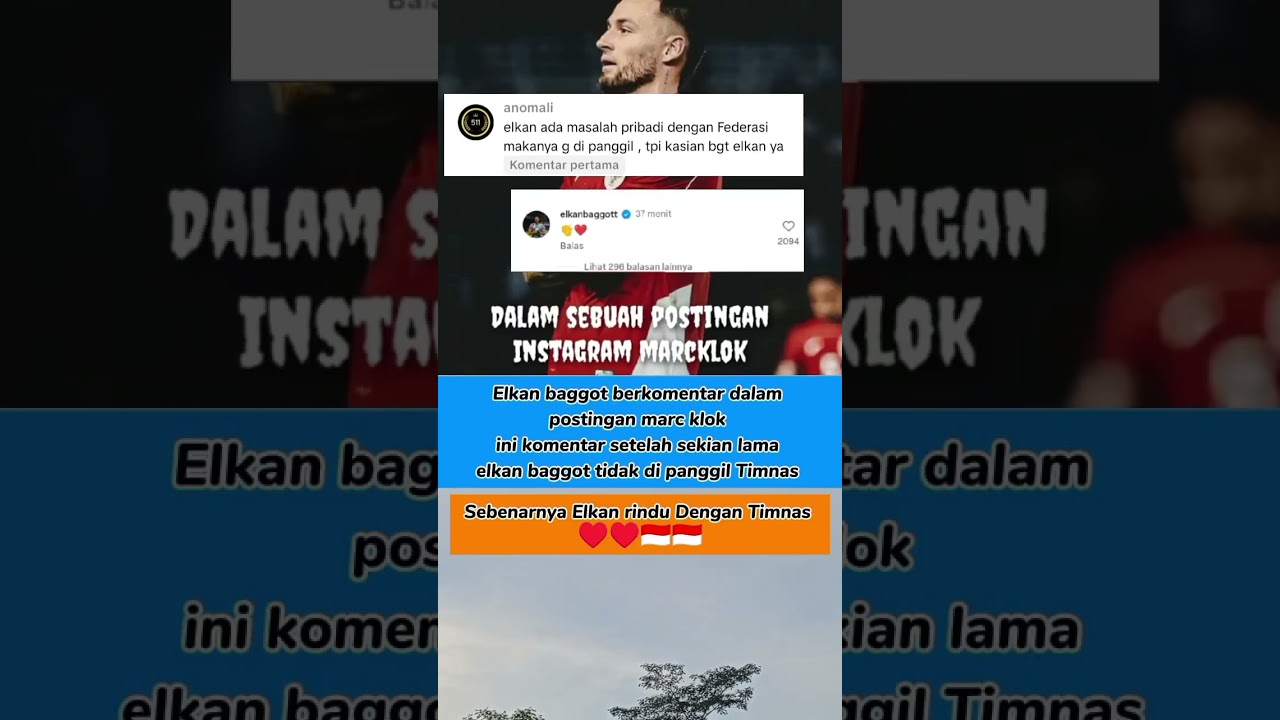Elkan baggot Rindu bela Timnas 