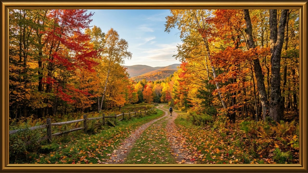 Luxurious autumn/ TV LUXURY Art / Elegant TV Wallpaper Inspiration.