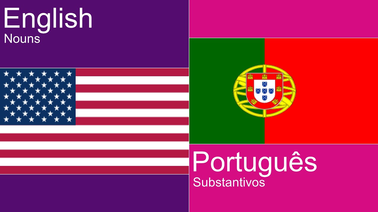🇺🇸🇵🇹 Learn Portuguese while you sleep - 1000 essential nouns (Part 8/10)