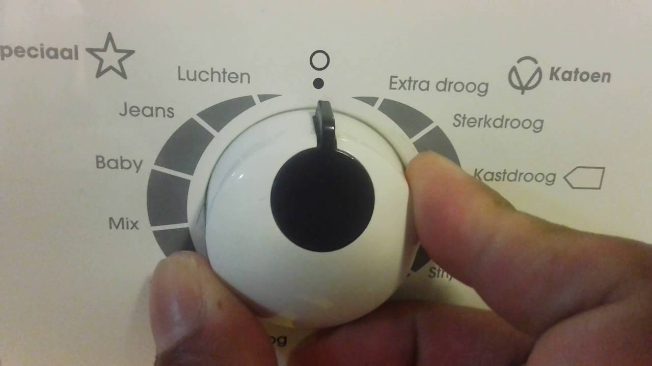 Zanussi ZTE 170 dryer starting of cottons!