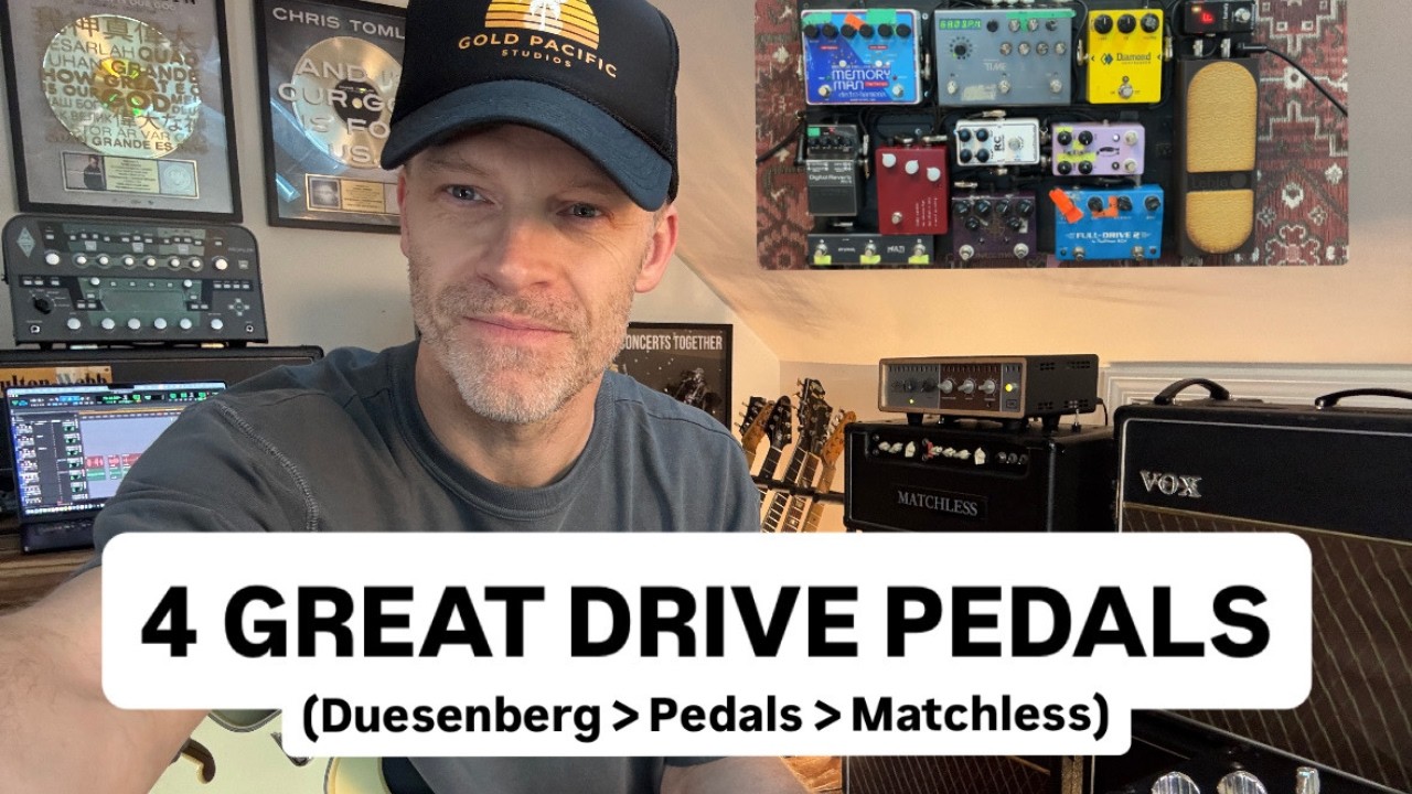 What does it sound like when you play a Duesenberg into GREAT drive pedals into a Matchless?