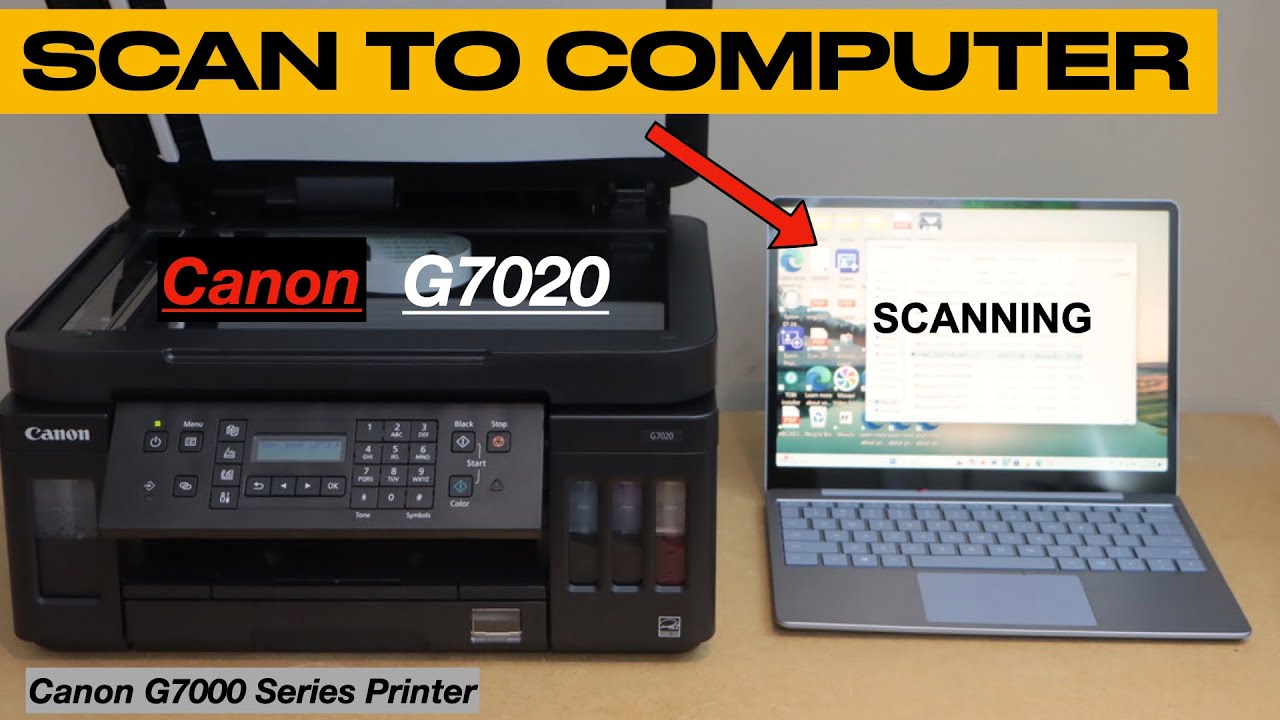 Canon PIXMA G7020 СКАНИРОВАНИЕ НА КОМПЬЮТЕР