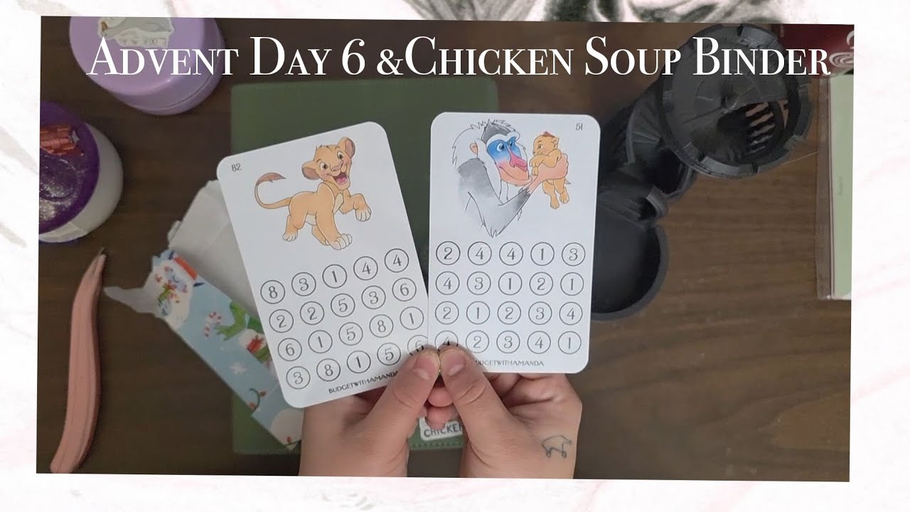 Advent Day 6 and Chicken Soup Binder! 