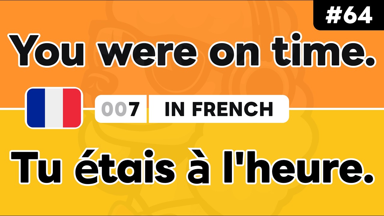 Learn ‘You were ~’ in French 🇫🇷 Daily Beginner Phrases (Ep. #64)