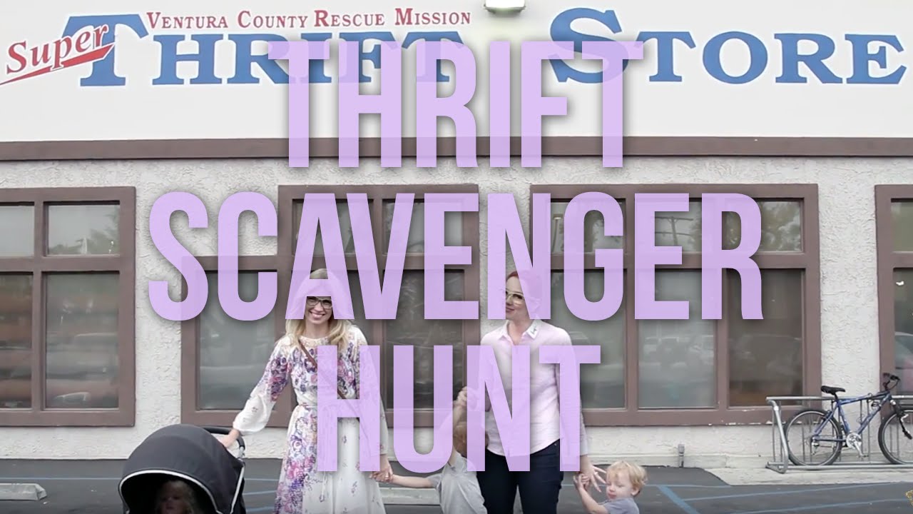 Thrift Store Haul Scavenger Hunt