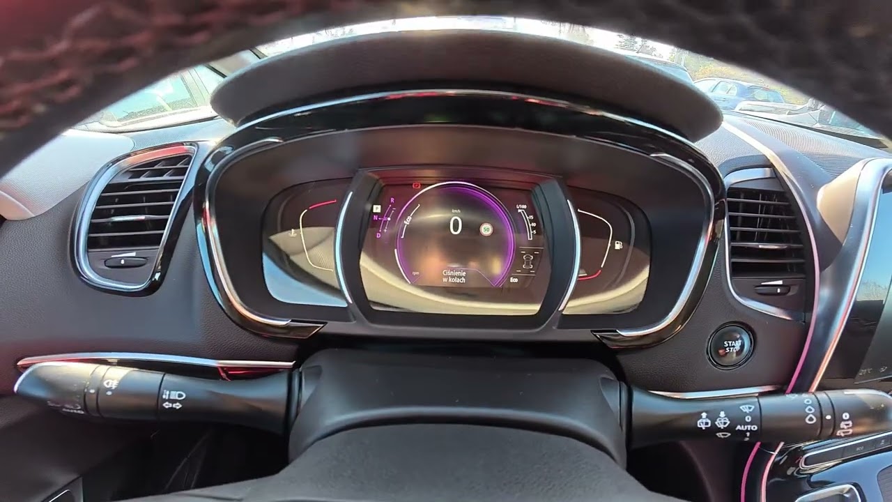 How to Navigate Through Instrument Cluster Menu in Renault Espace V ( 2015 - 2021 )