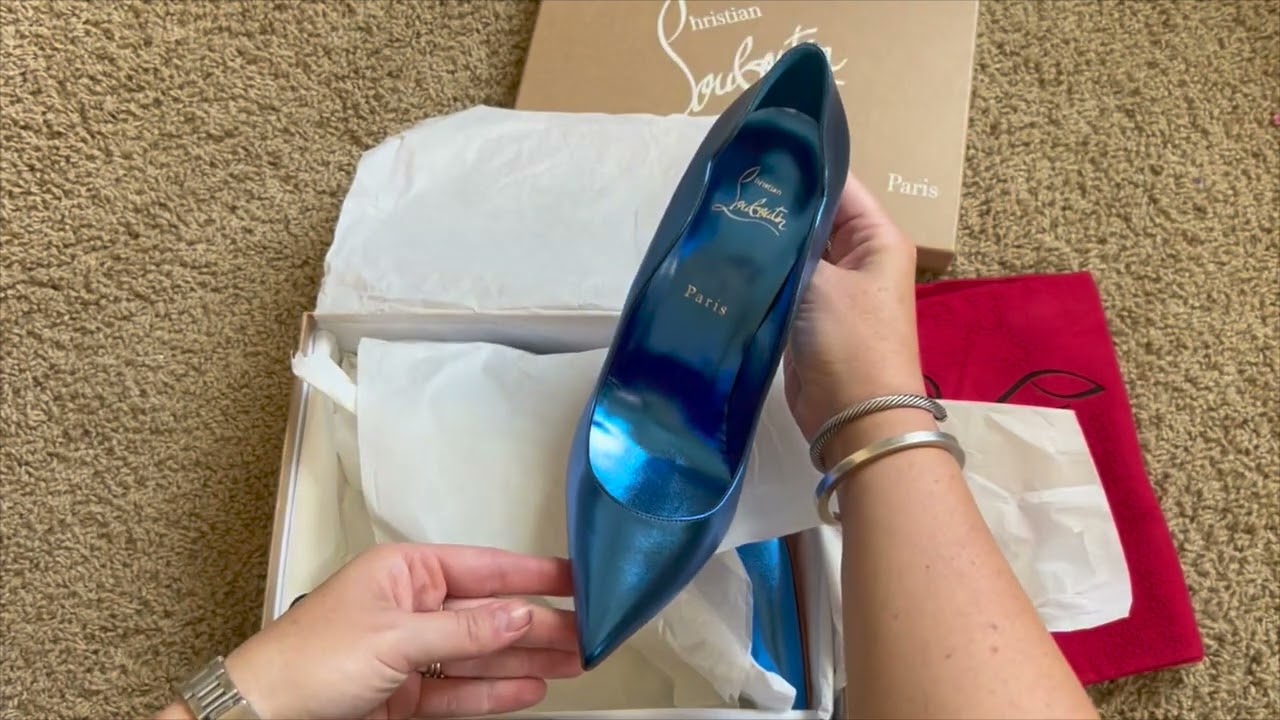 Unboxing Blue Christian Louboutin Hot Chick Video
